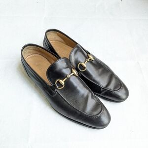 Gucci Horsebit Loafers Black Men 9 Leather